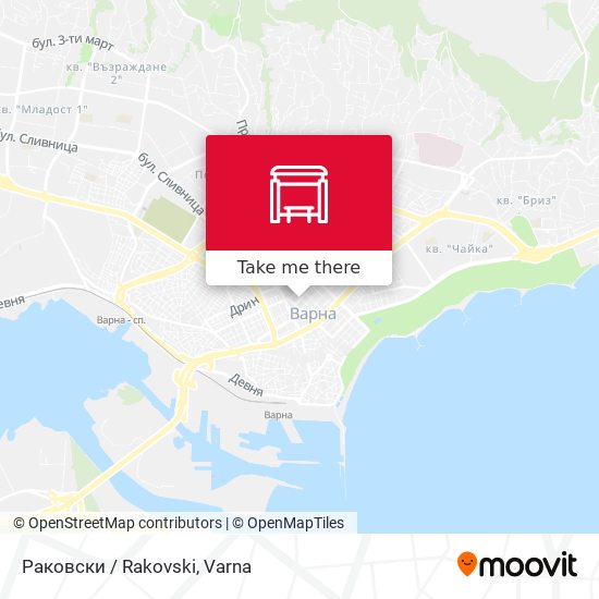 Раковски / Rakovski map
