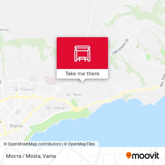 Моста / Mosta map