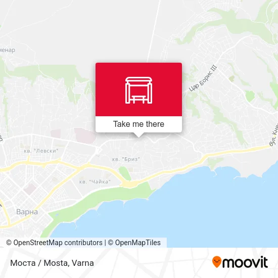 Карта Моста / Mosta