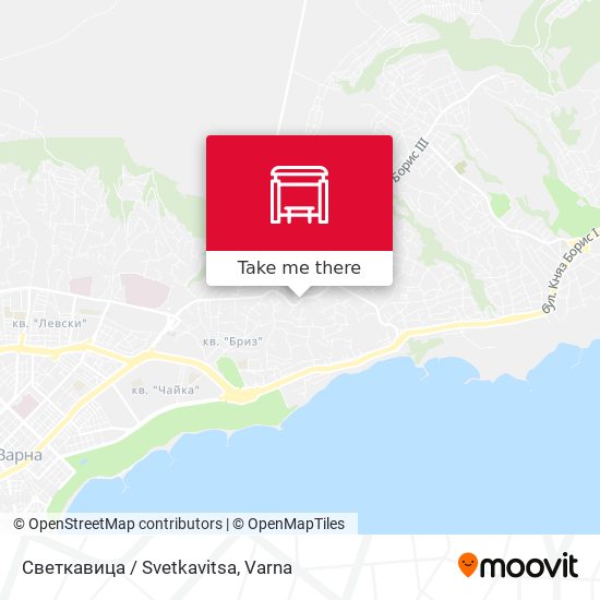 Светкавица / Svetkavitsa map