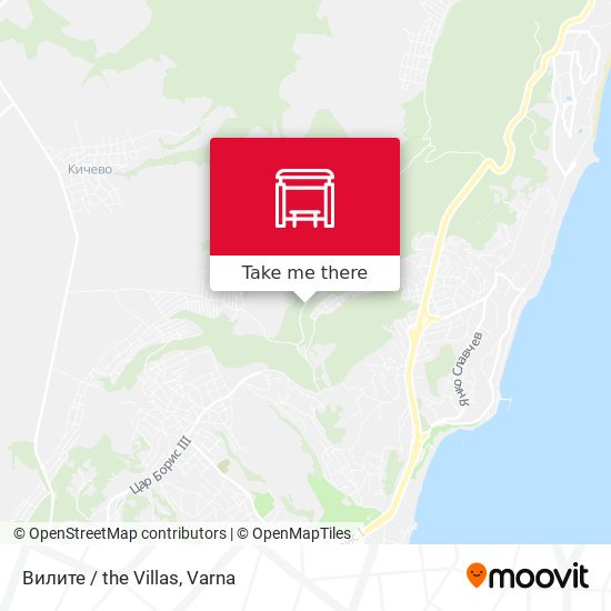 Вилите / the Villas map