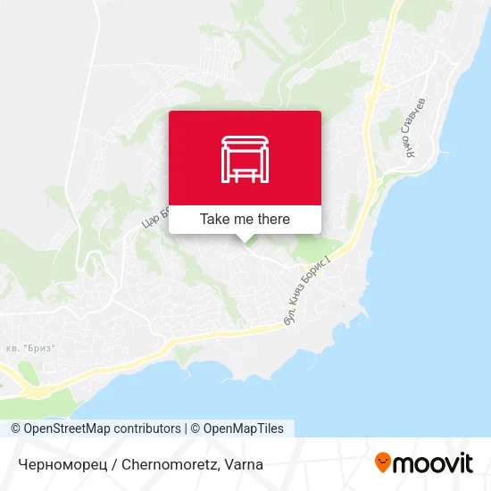 Карта Черноморец / Chernomoretz