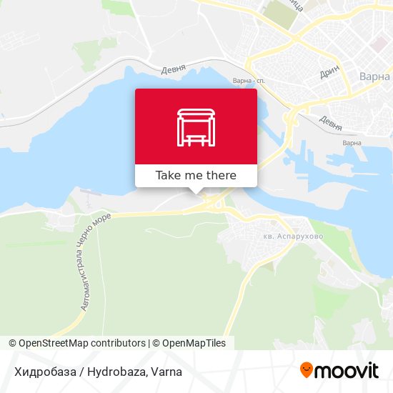 Хидробаза / Hydrobaza map