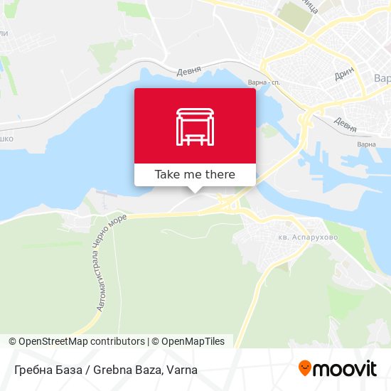 Гребна База / Grebna Baza map