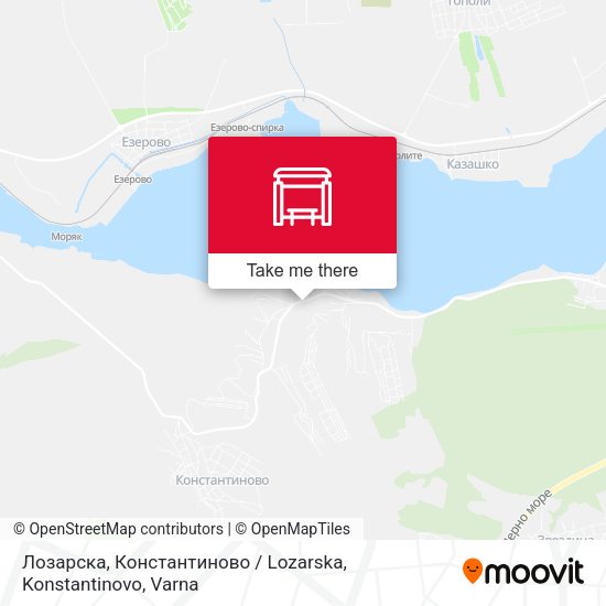 Карта Лозарска, Константиново / Lozarska, Konstantinovo