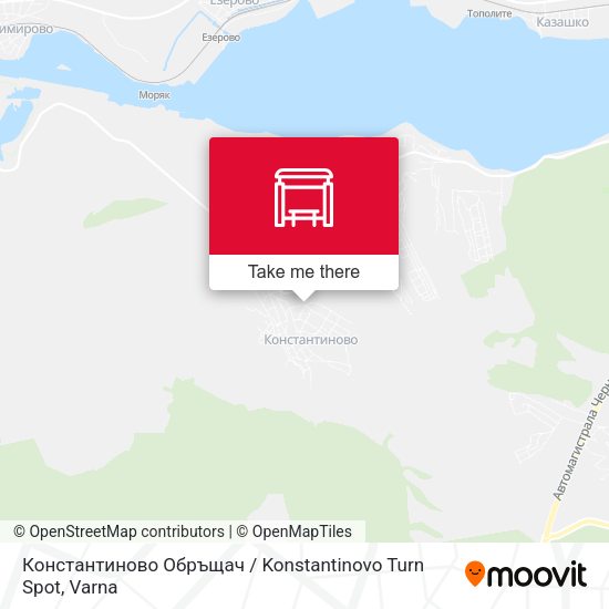 Карта Константиново Обръщач / Konstantinovo Turn Spot
