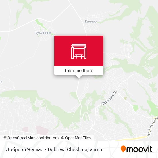 Карта Добрева Чешма / Dobreva Cheshma