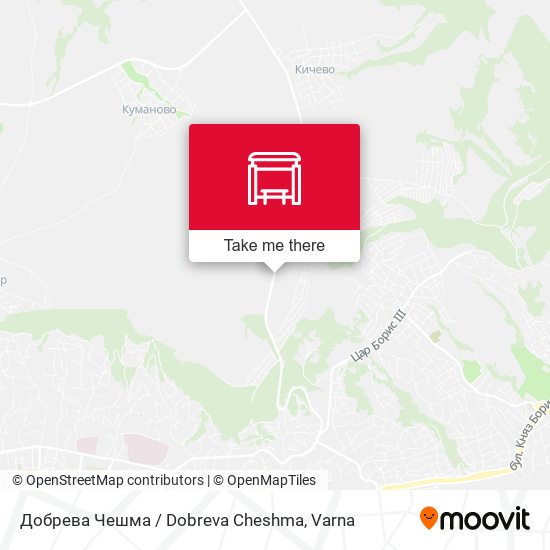 Карта Добрева Чешма / Dobreva Cheshma