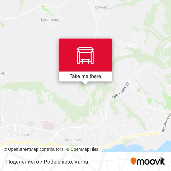 Карта Поделението / Podelenieto