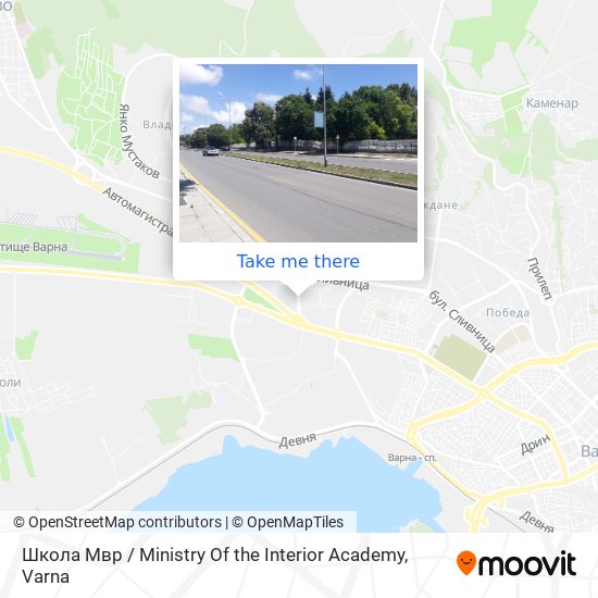 Школа Мвр / Ministry Of the Interior Academy map