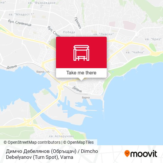 Димчо Дебелянов (Обръщач) / Dimcho Debelyanov (Turn Spot) map