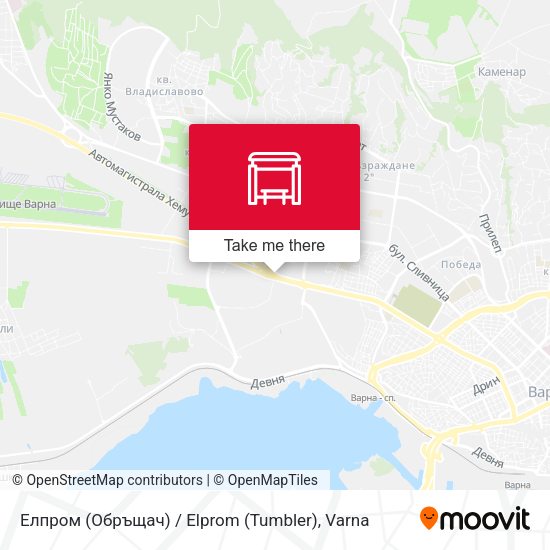 Елпром (Обръщач) / Elprom (Tumbler) map