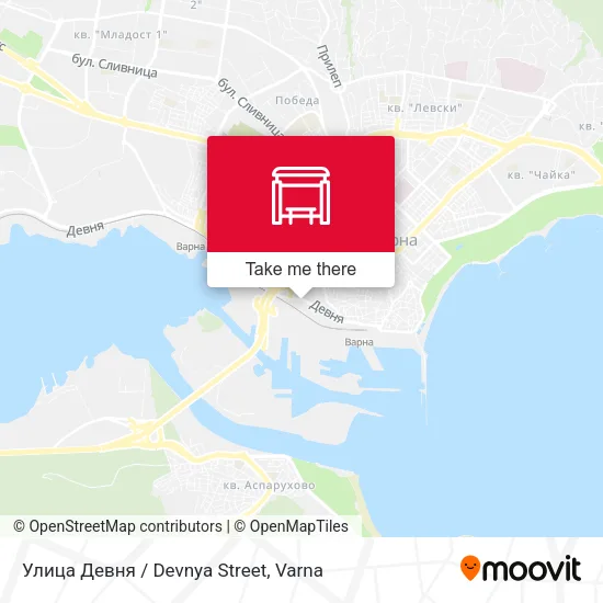 Карта Улица Девня / Devnya Street