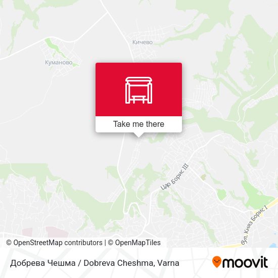 Карта Добрева Чешма / Dobreva Cheshma