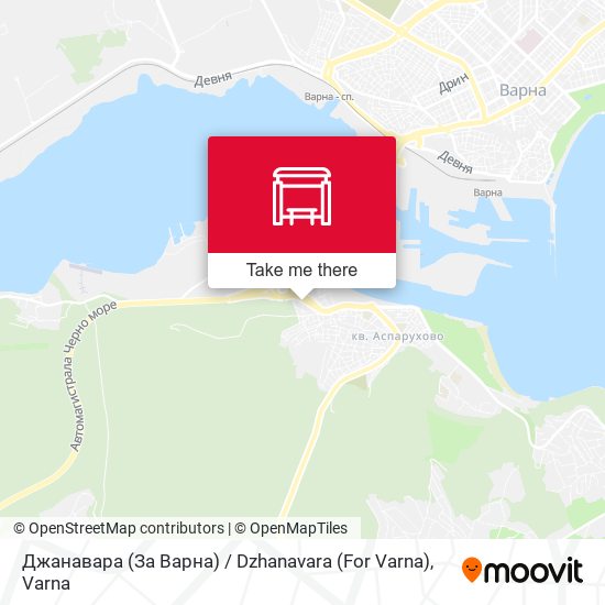 Джанавара (За Варна) / Dzhanavara (For Varna) map