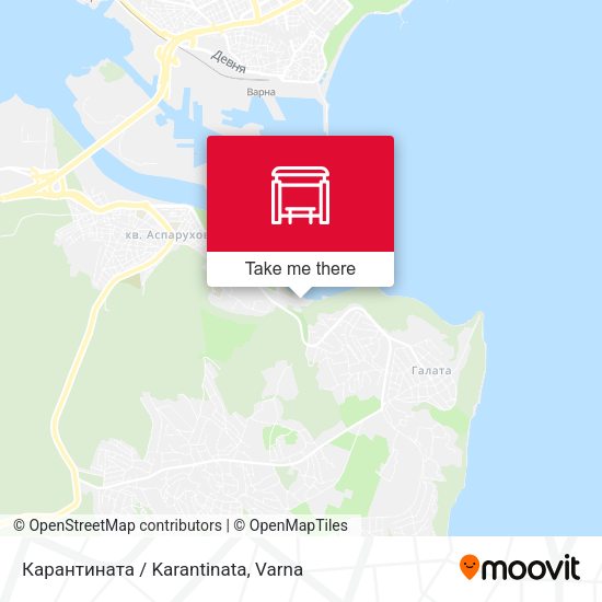 Карантината / Karantinata map