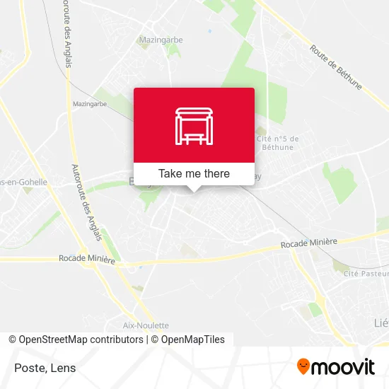 Poste map