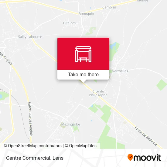 Centre Commercial map