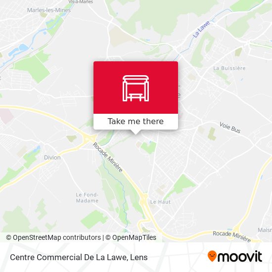 Mapa Centre Commercial De La Lawe
