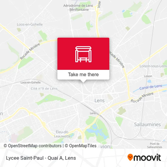 Lycee Saint-Paul - Quai A map