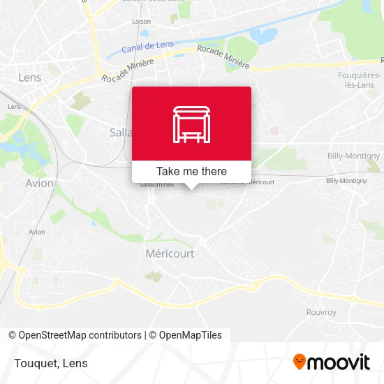 Touquet map