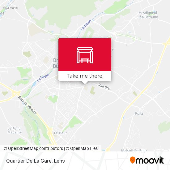 Quartier De La Gare map