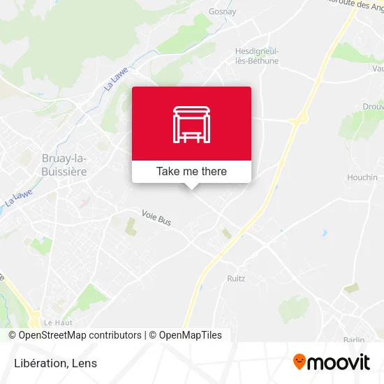 Libération map