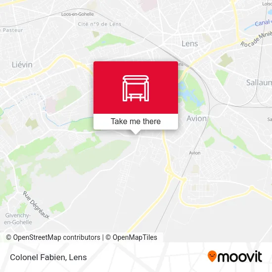 Colonel Fabien map