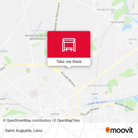 Saint Auguste map