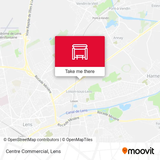 Centre Commercial map