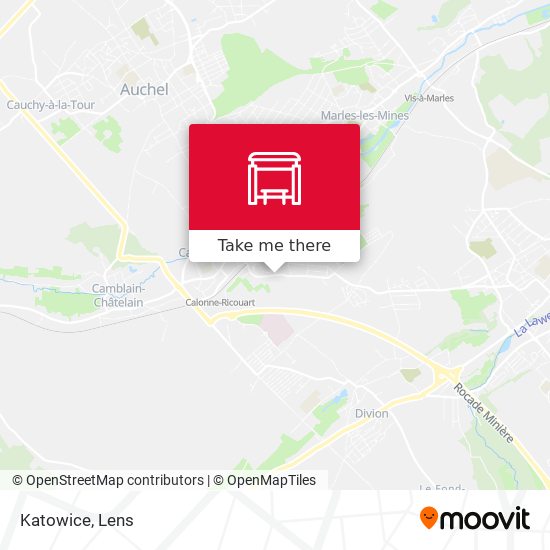 Mapa Katowice