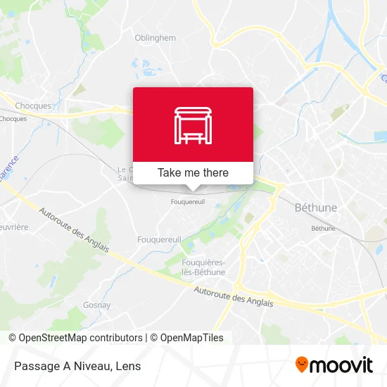 Passage A Niveau map