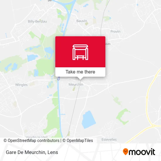 Gare De Meurchin map
