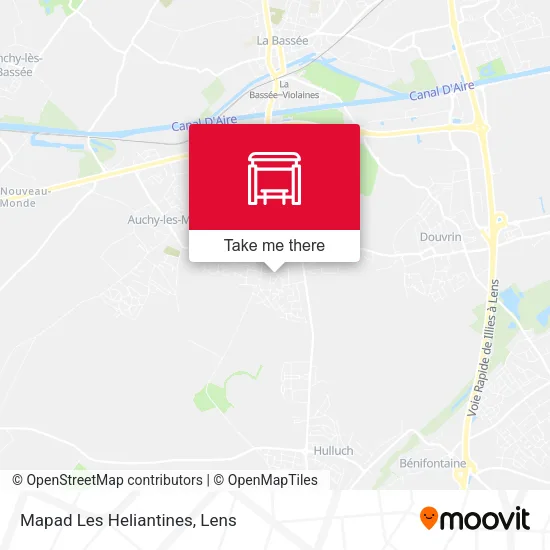Mapad Les Heliantines map