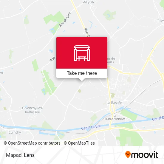 Mapad map