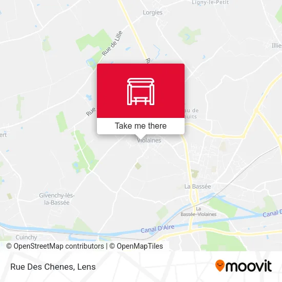 Rue Des Chenes map