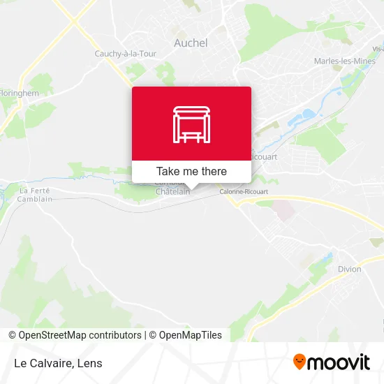 Le Calvaire map