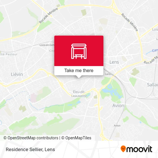 Residence Sellier map