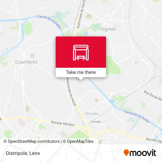 Distripole map