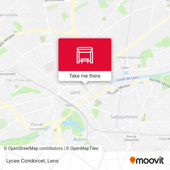 Lycee Condorcet map
