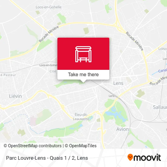 Parc Louvre-Lens - Quais 1 / 2 map