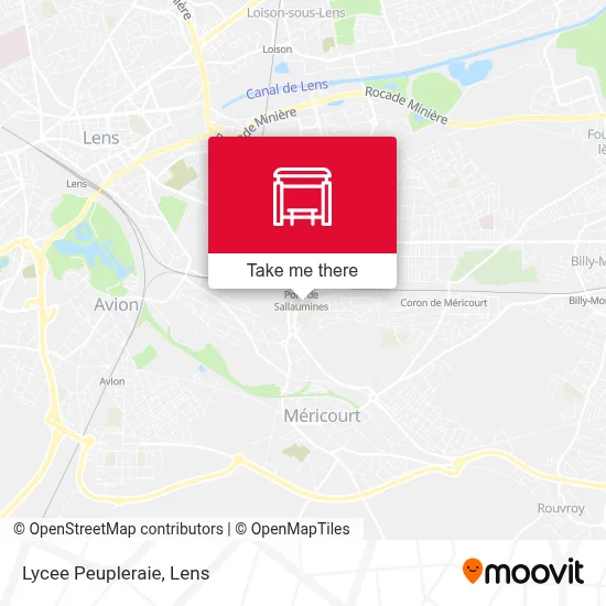 Lycee Peupleraie map