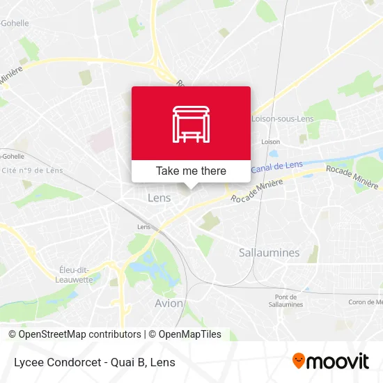 Lycee Condorcet - Quai B map