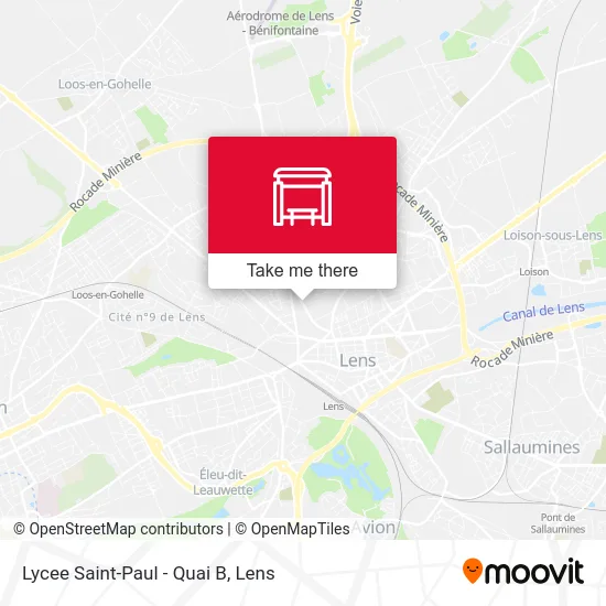 Lycee Saint-Paul - Quai B map