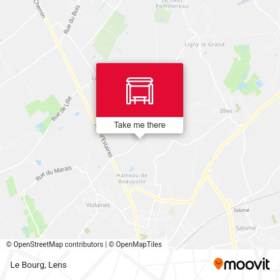 Le Bourg map