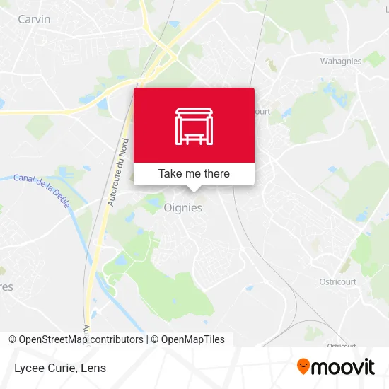 Lycee Curie map