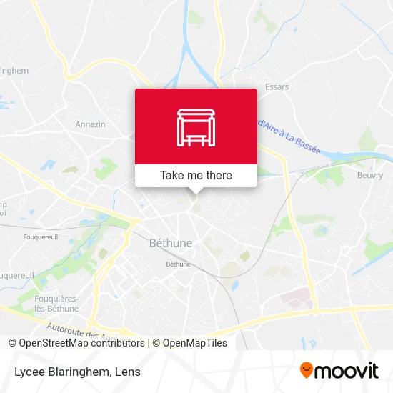 Lycee Blaringhem map