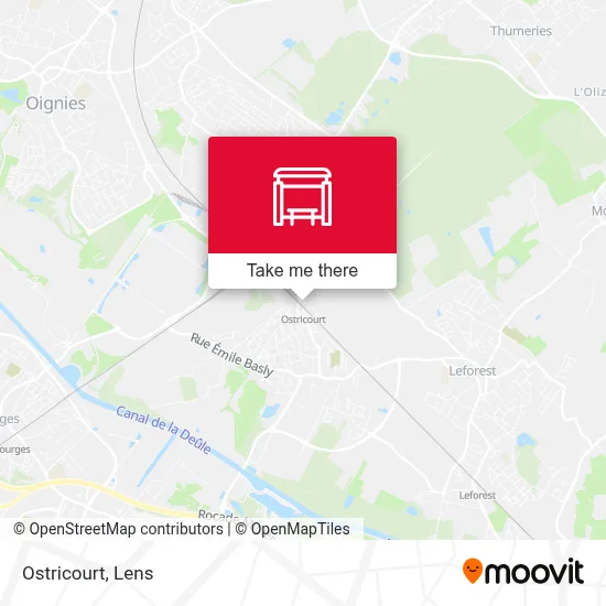 Ostricourt map