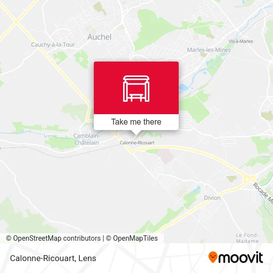 Calonne-Ricouart map