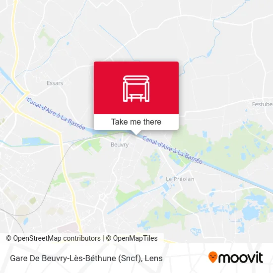 Gare De Beuvry-Lès-Béthune (Sncf) map